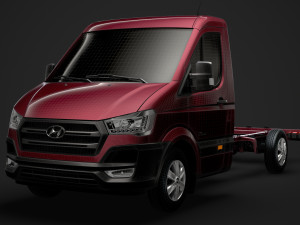hyundai h350 chassis single cab lwb 2019 3D 모델