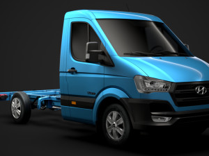 hyundai h350 chassis single cab swb 2019 3D Model
