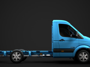 hyundai h350 chassis single cab swb 2019 3D 模型