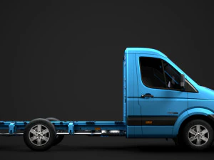 hyundai h350 chassis single cab swb 2019 3D Model