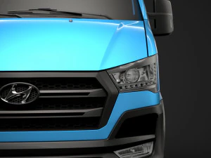 hyundai h350 chassis single cab swb 2019 3D Model