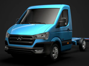 hyundai h350 chassis single cab swb 2019 3D Model