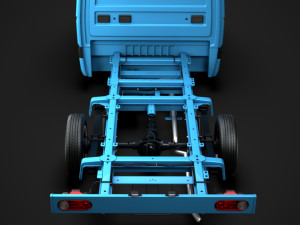 hyundai h350 chassis single cab swb 2019 3D 模型