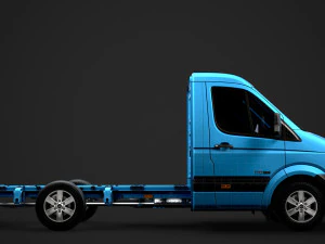 hyundai h350 chassis single cab swb 2019 3D Model