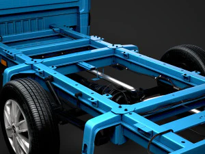 hyundai h350 chassis single cab swb 2019 3D Model