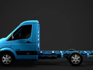 hyundai h350 chassis single cab swb 2019 3D Model