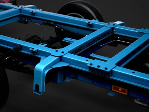 hyundai h350 chassis single cab swb 2019 3D Model