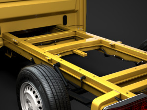 freightliner sprinter chassis crew cab l2 fwd 2019 3Dモデル