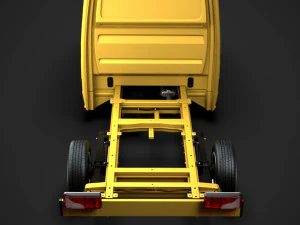 Freightliner sprinter chassi tripula&ccedil;&atilde;o cabine l2 fwd 2019 Modelo 3D