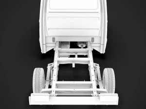 Freightliner sprinter chassi tripula&ccedil;&atilde;o cabine l2 fwd 2019 Modelo 3D