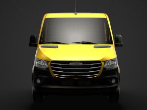 freightliner sprinter chassis crew cab l2 fwd 2019 3Dモデル