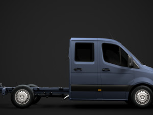 freightliner sprinter chassis crew cab l2 rwd 2019 3D 模型
