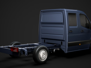 freightliner sprinter chassis crew cab l2 rwd 2019 3D 模型