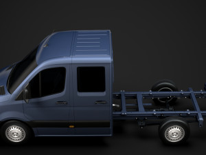 freightliner sprinter chassis crew cab l2 rwd 2019 3D 模型