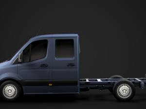 freightliner sprinter chassis crew cab l2 rwd 2019 3D 模型