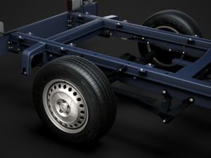 freightliner sprinter chassis crew cab l2 rwd 2019 3D 模型
