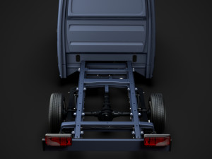 freightliner sprinter chassis crew cab l2 rwd 2019 3D 模型