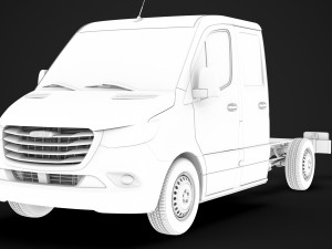 freightliner sprinter chassis crew cab l2 rwd 2019 3D 模型