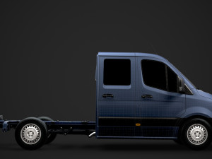 freightliner sprinter chassis crew cab l2 rwd 2019 3D 模型