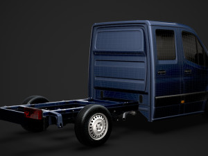 freightliner sprinter chassis crew cab l2 rwd 2019 3D 模型