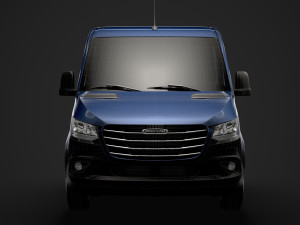 freightliner sprinter chassis crew cab l2 rwd 2019 3D 模型