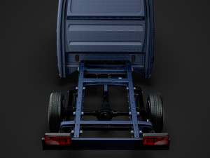 freightliner sprinter chassis crew cab l2 rwd 2019 3D 模型