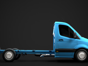 freightliner sprinter chassis single cab l2 fwd 2019 3D Model