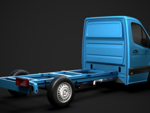 freightliner sprinter chassis single cab l2 fwd 2019 3D Model