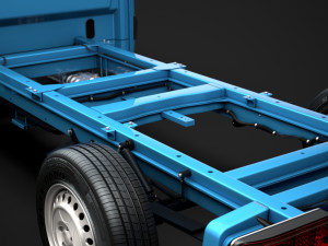 freightliner sprinter chassis single cab l2 fwd 2019 3D Model