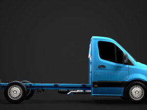 freightliner sprinter chassis single cab l2 fwd 2019 3D Model