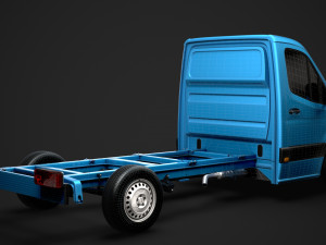 freightliner sprinter chassis single cab l2 fwd 2019 3D Model