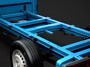 freightliner sprinter chassis single cab l2 fwd 2019 3D Model