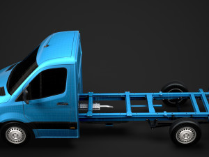 freightliner sprinter chassis single cab l2 fwd 2019 3D Model