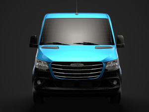 freightliner sprinter chassis single cab l2 fwd 2019 3D Model