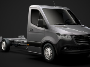 freightliner sprinter chassis single cab l2 rwd 2019 3D Model