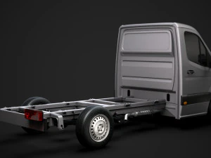 freightliner sprinter chassis single cab l2 rwd 2019 3D Model