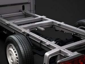 freightliner sprinter chassis single cab l2 rwd 2019 3D 모델