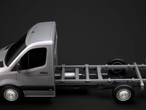 freightliner sprinter chassis single cab l2 rwd 2019 3D Model