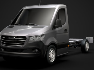 freightliner sprinter chassis single cab l2 rwd 2019 3D 모델