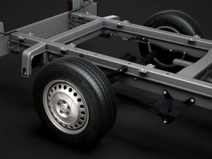 freightliner sprinter chassis single cab l2 rwd 2019 3D Model
