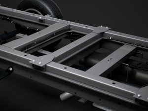 freightliner sprinter chassis single cab l2 rwd 2019 3D 모델