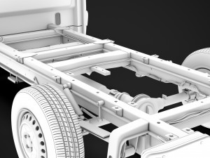 freightliner sprinter chassis single cab l2 rwd 2019 3D 모델