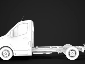 freightliner sprinter chassis single cab l2 rwd 2019 3D Model