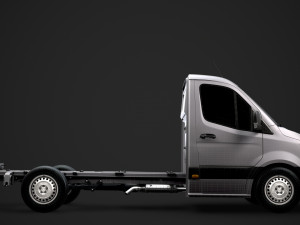 freightliner sprinter chassis single cab l2 rwd 2019 3D 모델