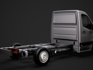 freightliner sprinter chassis single cab l2 rwd 2019 3D 모델