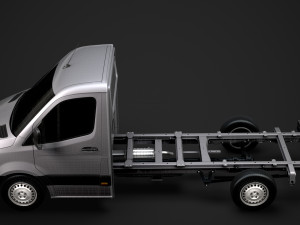 freightliner sprinter chassis single cab l2 rwd 2019 3D 모델