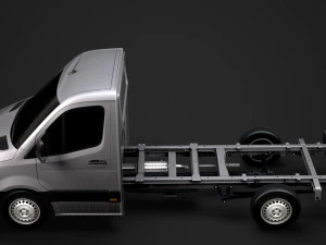 freightliner sprinter chassis single cab l2 rwd 2019 3D Model