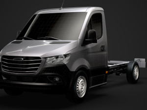 freightliner sprinter chassis single cab l2 rwd 2019 3D 모델