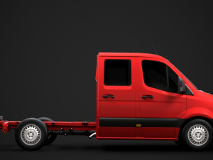 mercedes sprinter chassis crew cab l2 rwd 2019 3D 모델