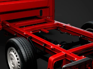mercedes sprinter chassis crew cab l2 rwd 2019 3D Model